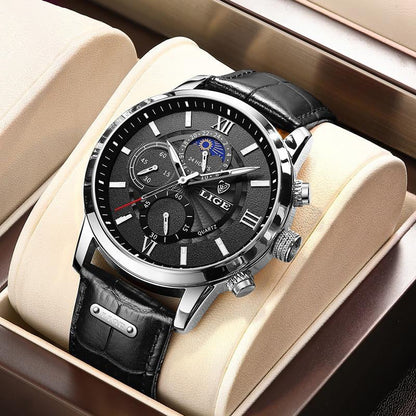 Lige Classic Moonphase Chronograph
