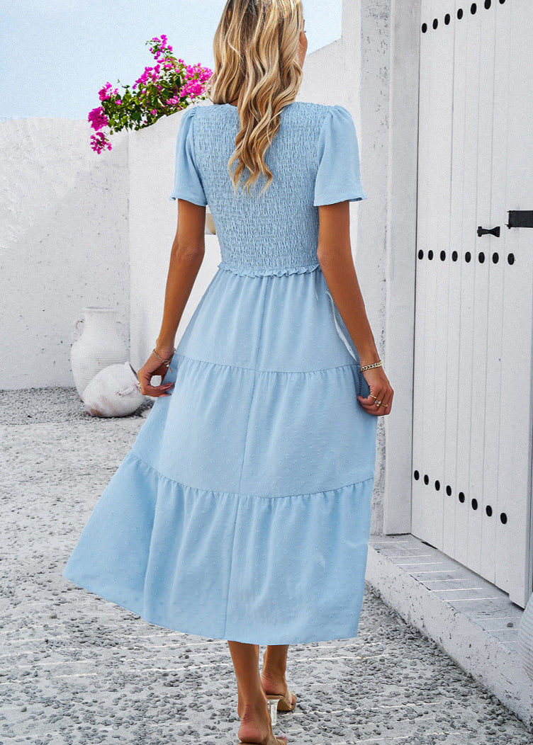 Doris – Flattering Polka Dot Dress