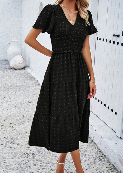 Doris – Flattering Polka Dot Dress