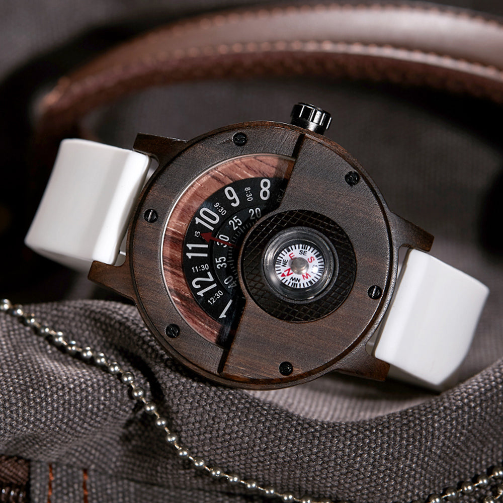 Helvani Walnut & Bamboo Watch