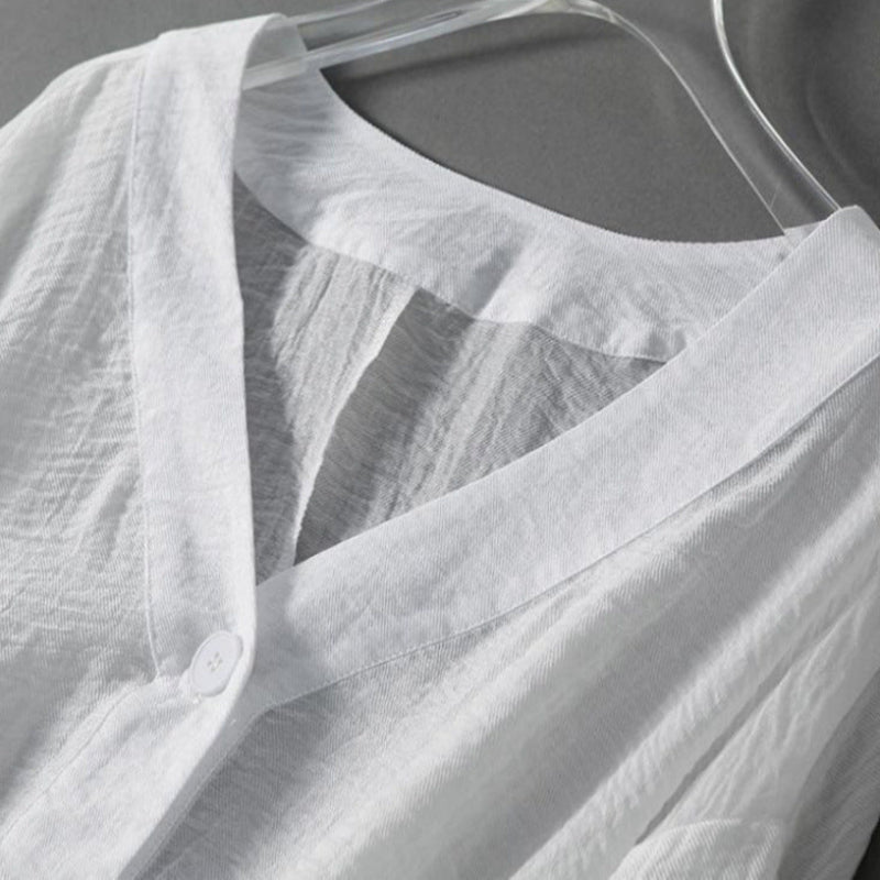 BELLA LINEN BLOUSE