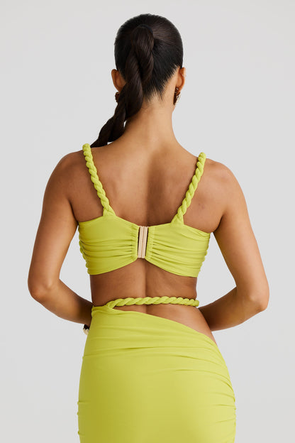 Ahria – Bold Satin Skirt Set