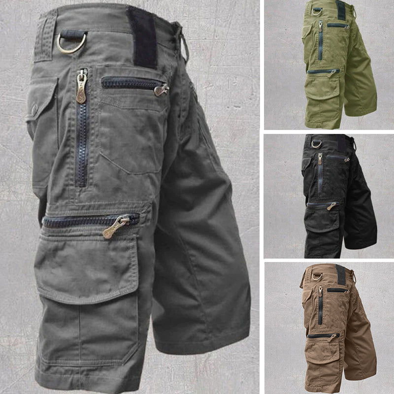 Blake – Comfortable Black Cargo Shorts for Everyday Adventure