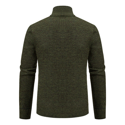 Halden Zip-Up Knit Sweater