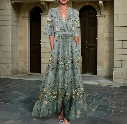 Jeanne - Elegant Floral Dress