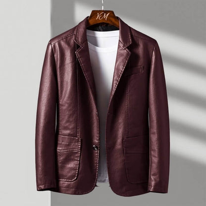 Arvello Classic Leather Jacket