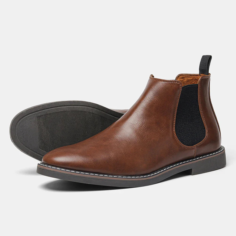Alverton Full-Grain Leather Chelsea Boots