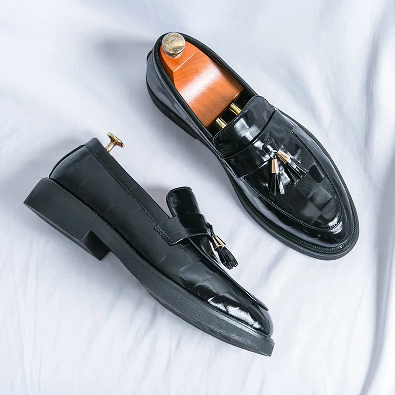 Radcliffe Tassel Leather Loafers