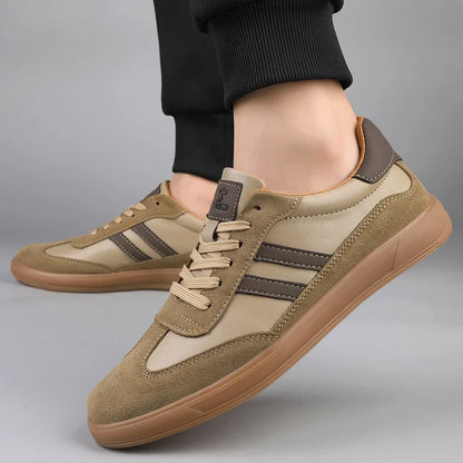 The Camden™ – Retro Suede Court Trainers