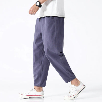 Higashi Linen Tapered Trousers