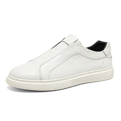 Calnero Genuine Leather Slip-On Sneakers