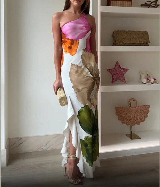 Elettra - Vibrant Ankle-Length Maxi Dress