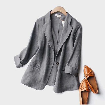 Fiorella Linen Blazer