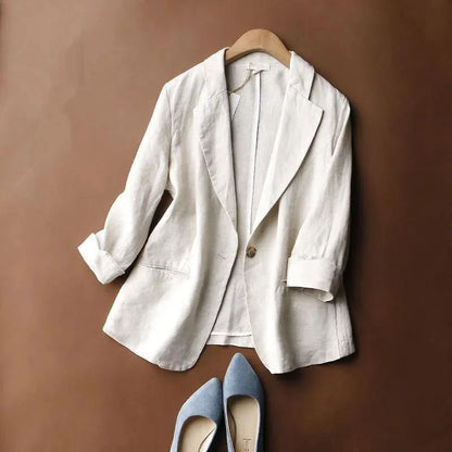 Fiorella Linen Blazer