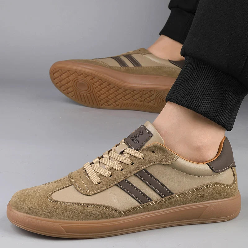 The Camden™ – Retro Suede Court Trainers