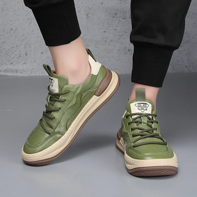 The Sorrento – Italian Style Genuine Leather Trainers
