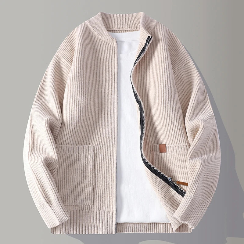 Adrian | Premium Ribbed Knit Jacket