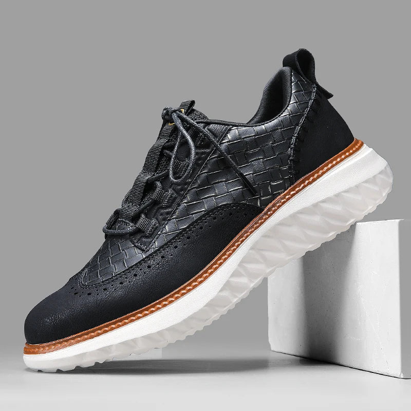 Barton Crest | Premium Leather Comfort Sneakers
