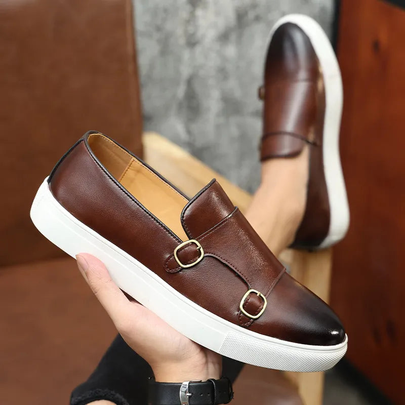 Wycliffe Leather Slip-On Loafers