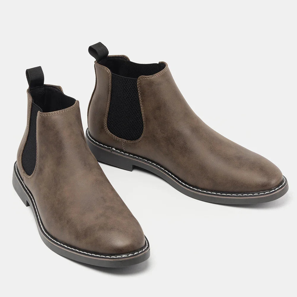 Alverton Full-Grain Leather Chelsea Boots