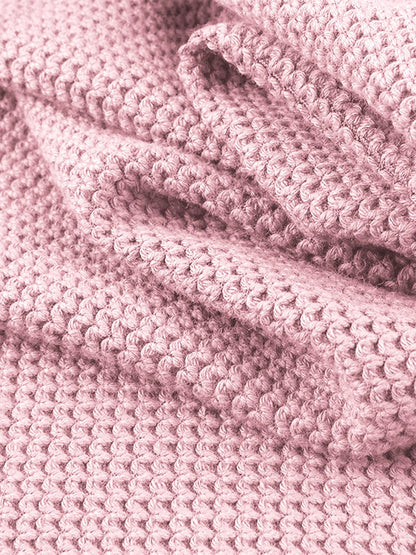 Lirenne V-Neck Button Knit Jumper