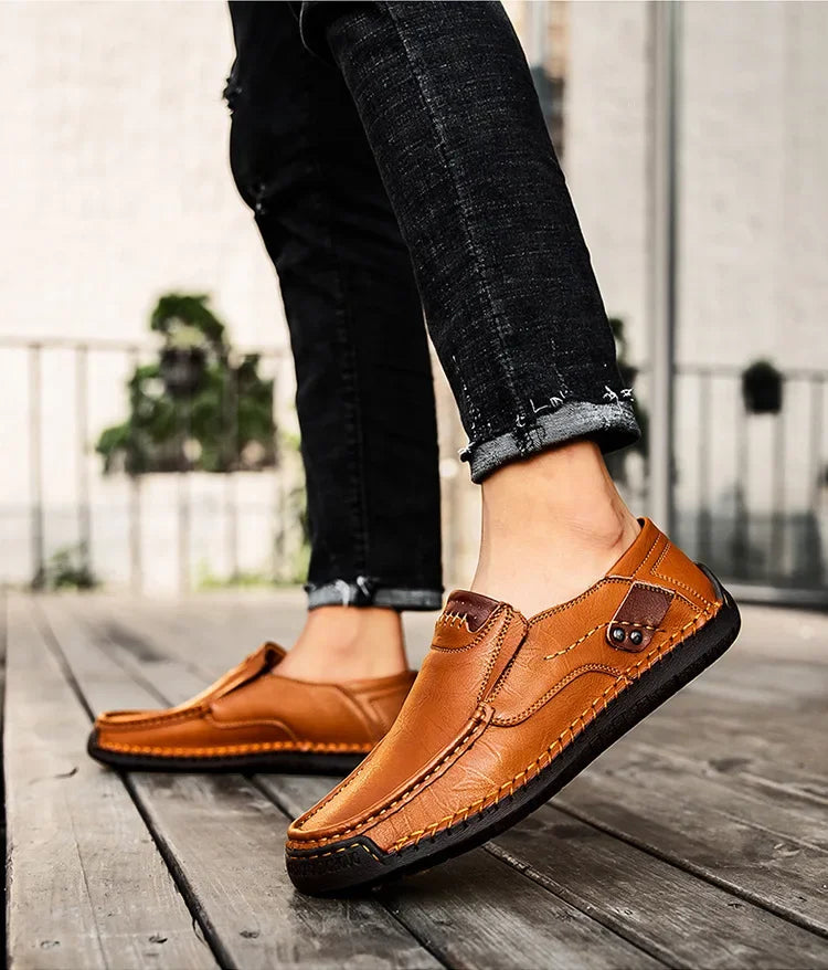 SIENNA LEATHER LOAFER SLIP-ON