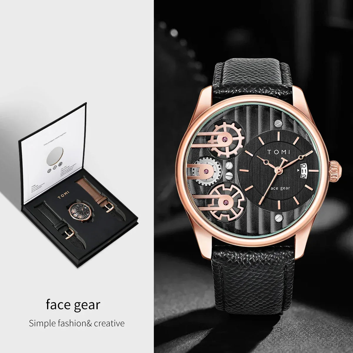 TOMI Heritage Calendar Watch