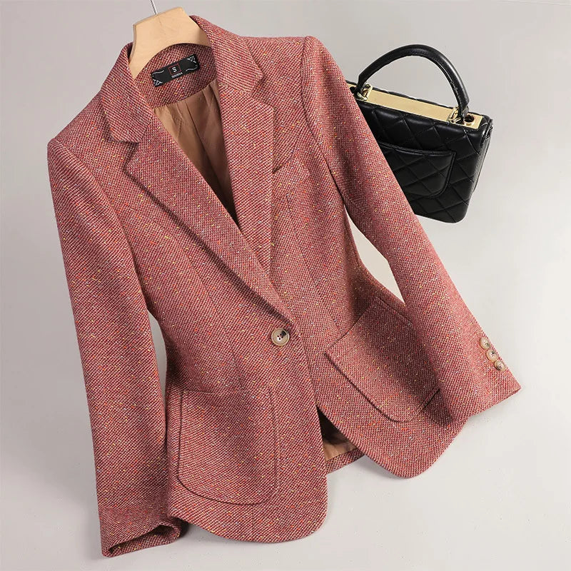 Mara Cotton Tweed Blazer