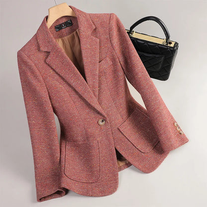 Mara Cotton Tweed Blazer