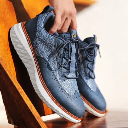 Barton Crest | Premium Leather Comfort Sneakers