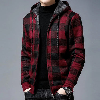 Harrington Plaid Fleece Jacket