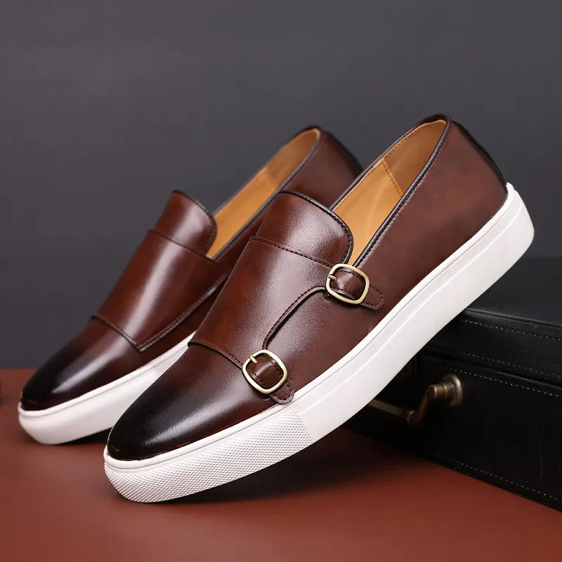 Wycliffe Leather Slip-On Loafers