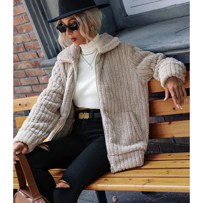 Hayden Iris | Elegant Faux Fur Jacket