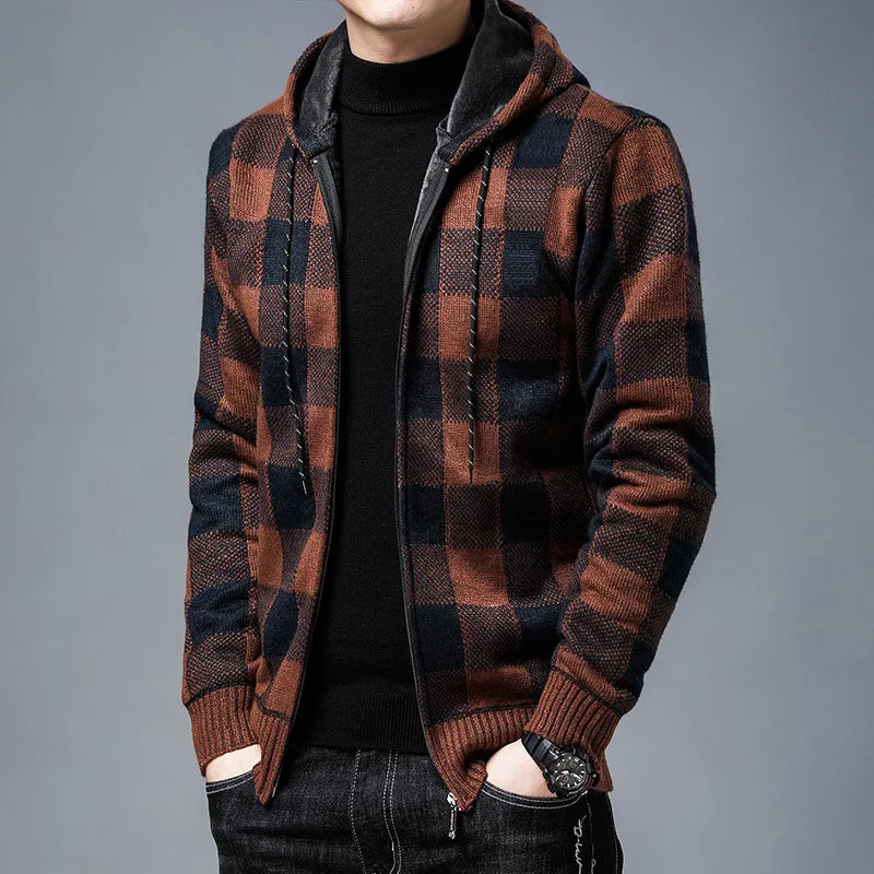 Harrington Plaid Fleece Jacket