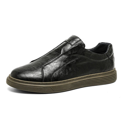 Calnero Genuine Leather Slip-On Sneakers