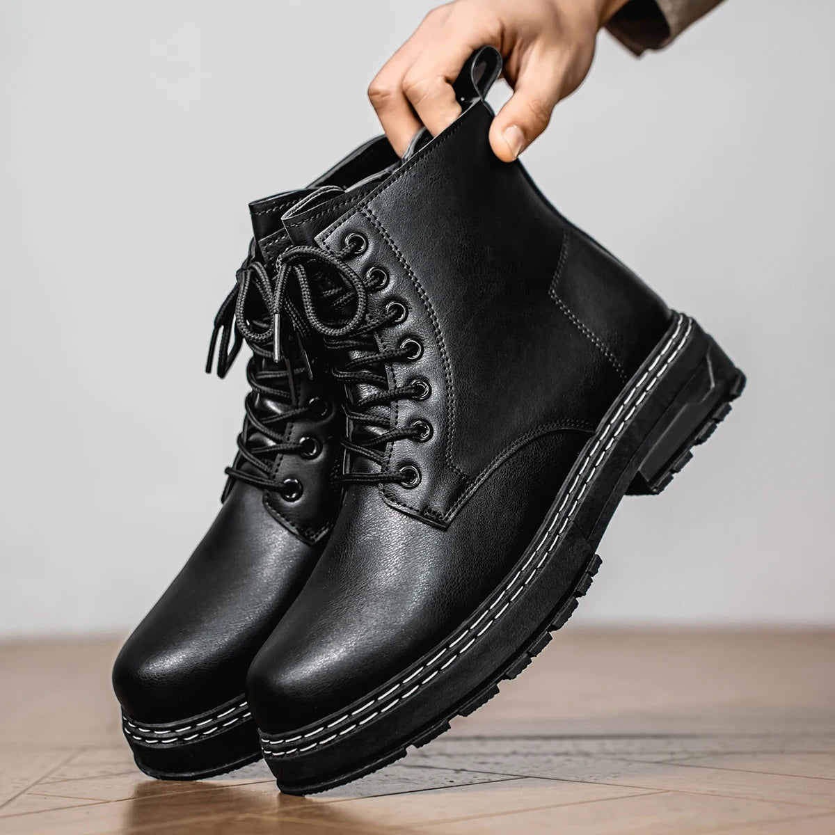 The Camden Utility Boot | Contrast Stitch Edition