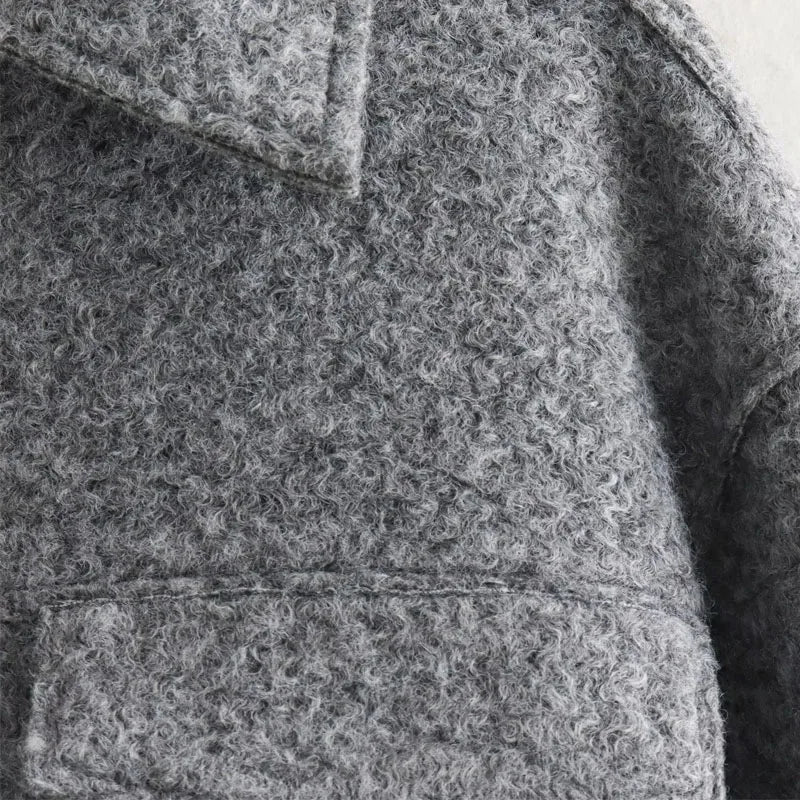 Arlena Cropped Wool-Blend Jacket