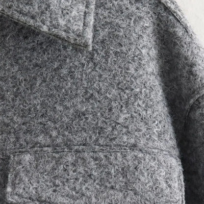Arlena Cropped Wool-Blend Jacket