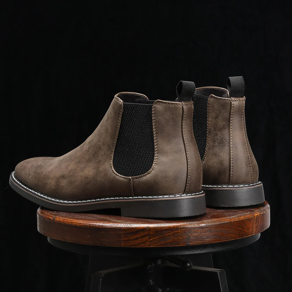Alverton Full-Grain Leather Chelsea Boots