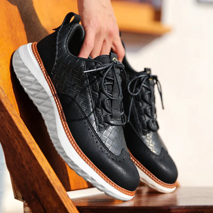 Barton Crest | Premium Leather Comfort Sneakers
