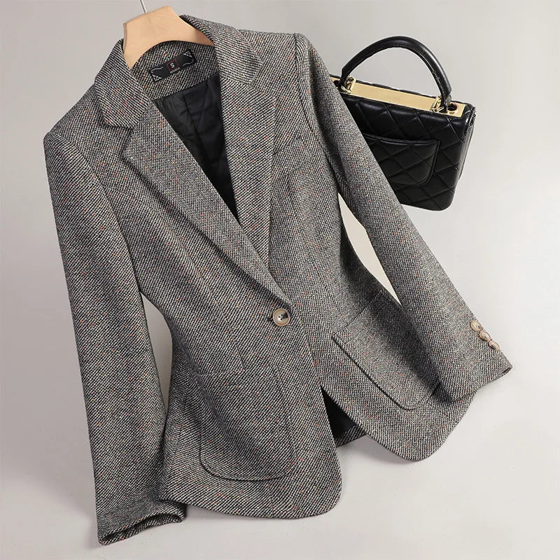 Mara Cotton Tweed Blazer
