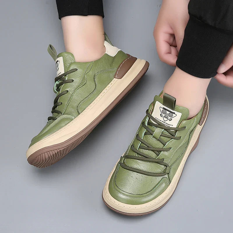 The Sorrento – Italian Style Genuine Leather Trainers