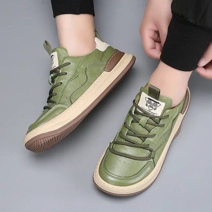 The Sorrento – Italian Style Genuine Leather Trainers