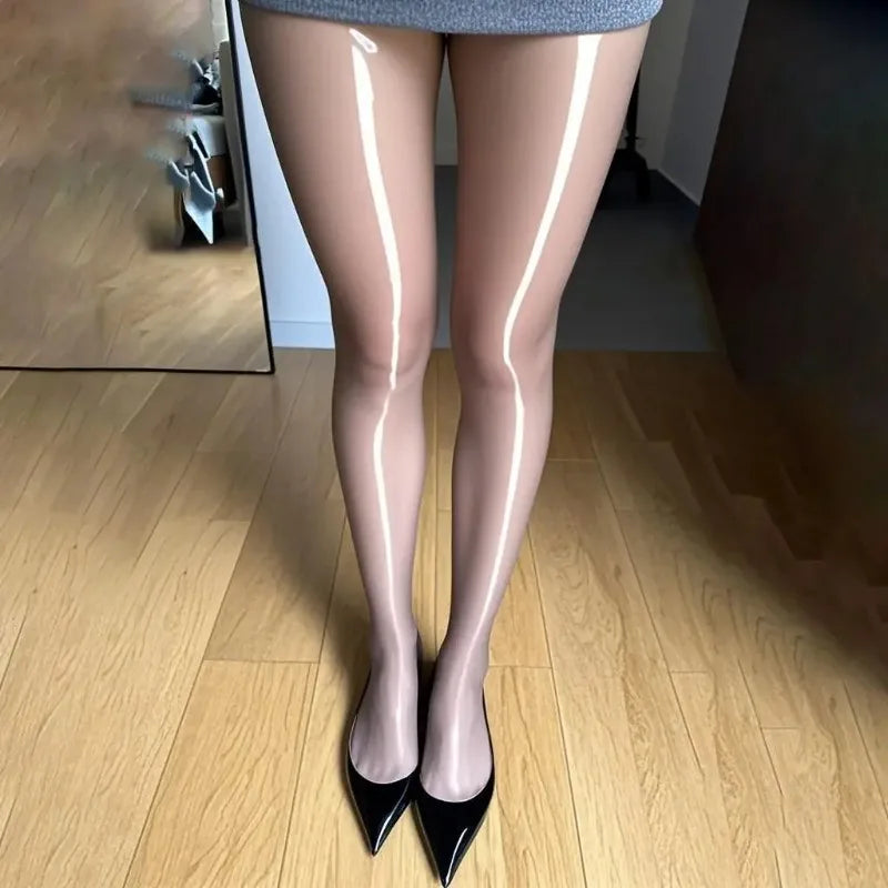 The Aurora Luxe – High Sheen Flawless Tights