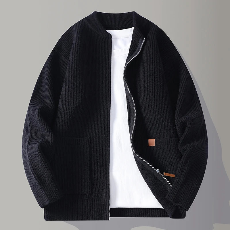 Adrian | Premium Ribbed Knit Jacket