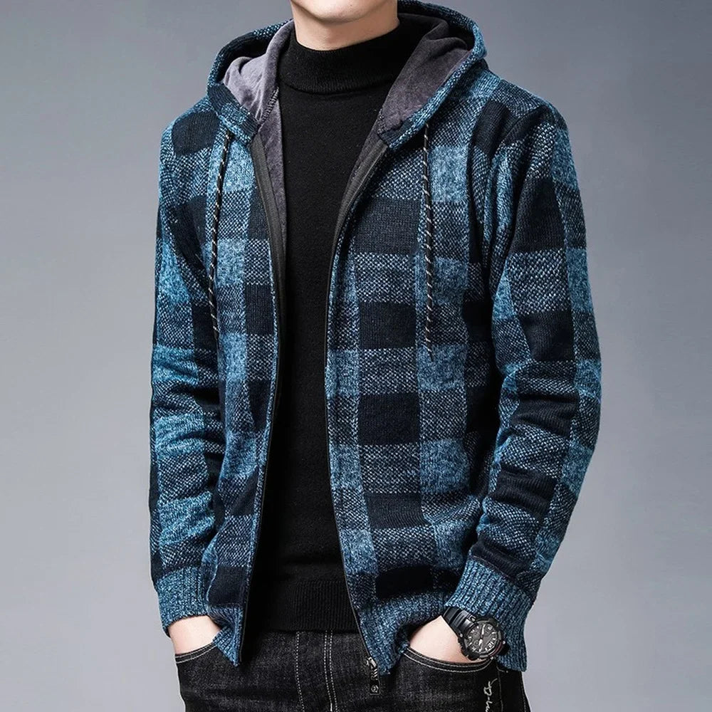 Harrington Plaid Fleece Jacket