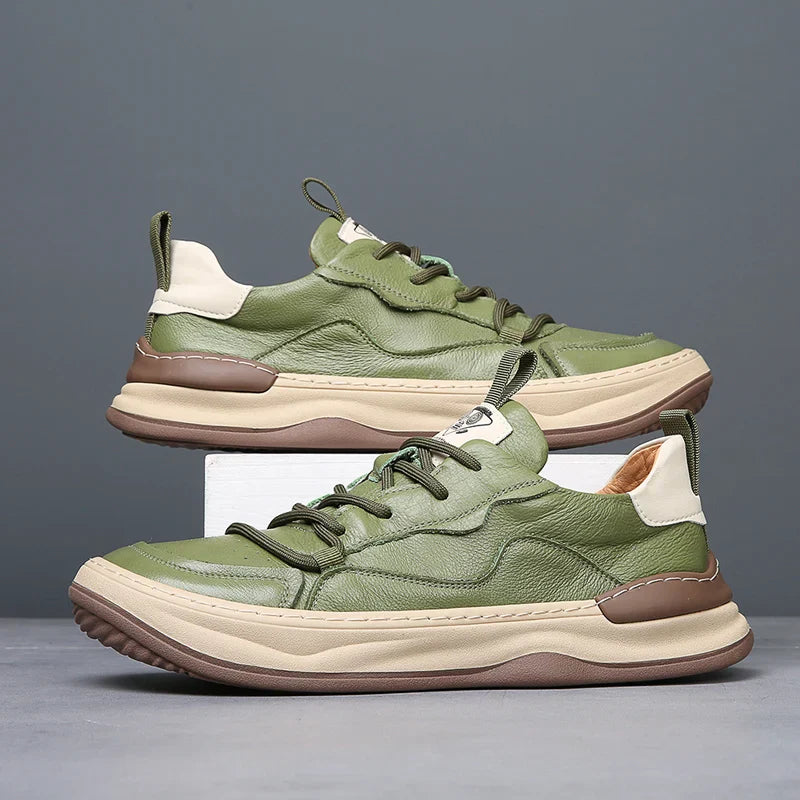 The Sorrento – Italian Style Genuine Leather Trainers