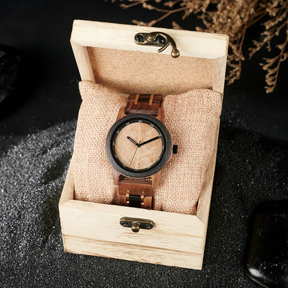 Elm Leaf Wood Watch