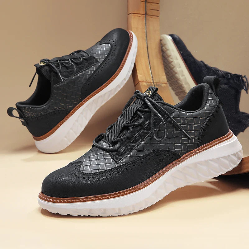 Barton Crest | Premium Leather Comfort Sneakers