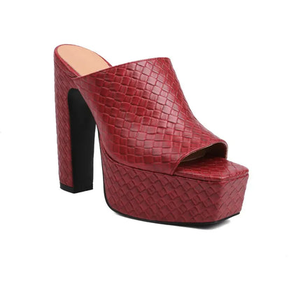 Valentira™ Platform Mule Heels
